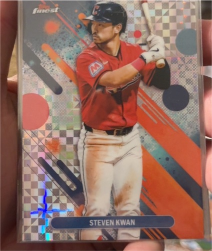 2025 Topps Finest #11 Steven Kwan — front