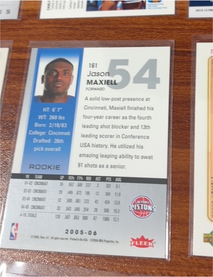2005-06 Fleer #161 Jason Maxiell — front