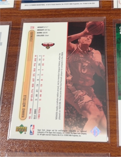 1996-97 Upper Deck #228 Manno Mottola — front