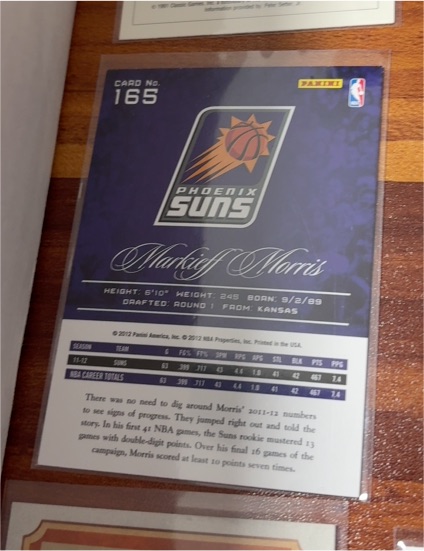 2012 Panini #165 Markieff Morris — front