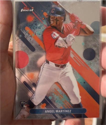 2025 Topps Finest #94 Angel Martinez — front