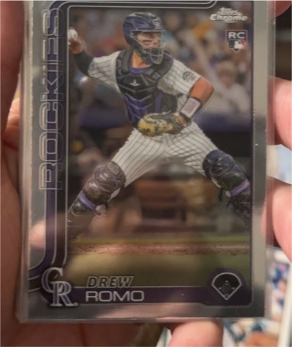 2025 Topps Chrome #124 Drew Romo — front