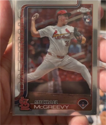 2025 Topps Chrome #29 Michael McGreevy — front