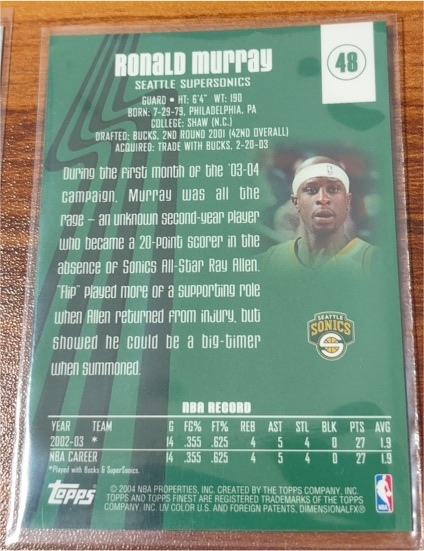 2004 Topps #48 Ronald Murray — front