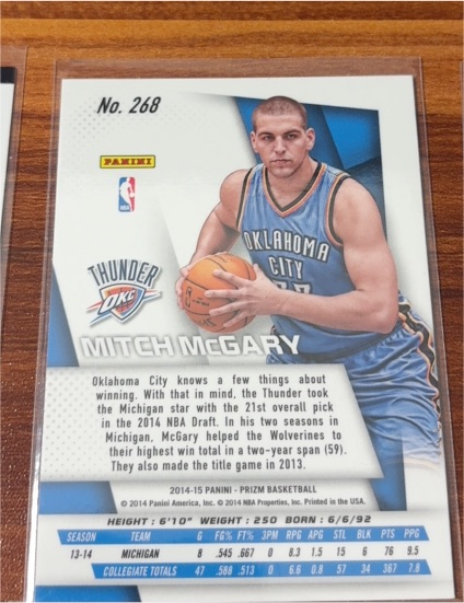 2014-15 Panini Prizm #268 Mitch McGary — front