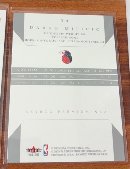 2004-05 Fleer Skybox Premium #34 Darko Milicic — front
