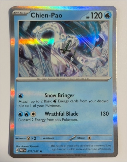 2023 Pokémon Paradox Rift #057 Chien-Pao — front