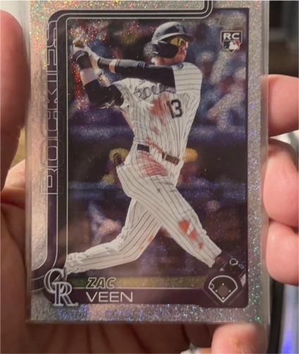 2025 Topps Update Series #US286 Zac Veen — front