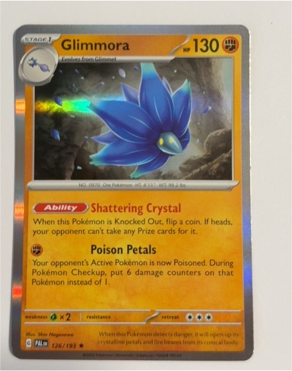 2023 Pokémon Paldea Evolved #126 Glimmora — front