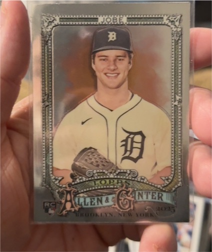2025 Topps Allen & Ginter #75 Jackson Jobe Chrome — front