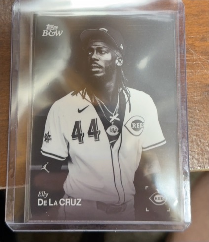 2025 Topps Black & White #71 Elly De La Cruz — front