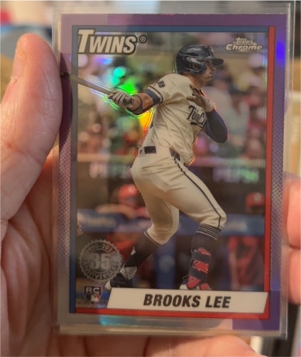 2025 Topps Chrome 35th Anniversary #90CB-20 Brooks Lee — front