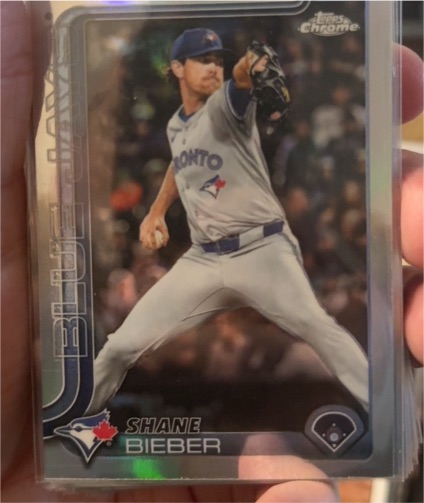 2025 Topps Chrome Update #USC52 Shane Bieber — front