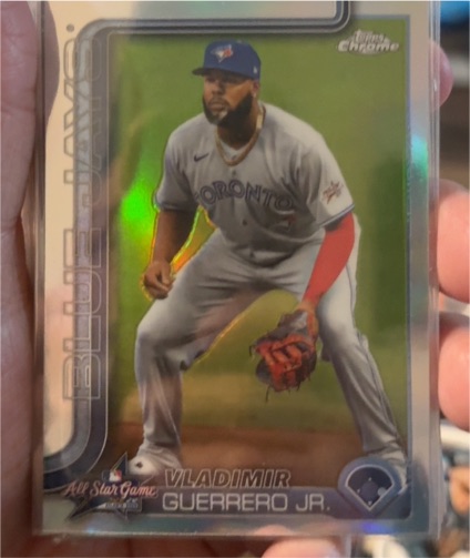 2025 Topps Chrome Update #ASGC-2 Vladimir Guerrero Jr. All-Star Game Refractor — front