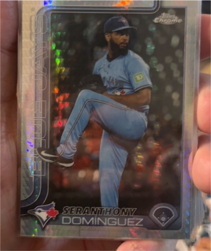 2025 Topps Chrome Update #USC100 Seranthony Dominguez — front