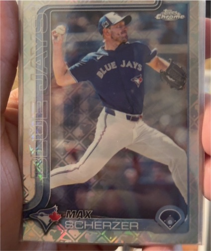 2025 Topps Chrome #260 Max Scherzer — front
