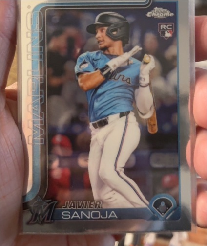 2025 Topps Chrome #76 Javier Sanoja — front