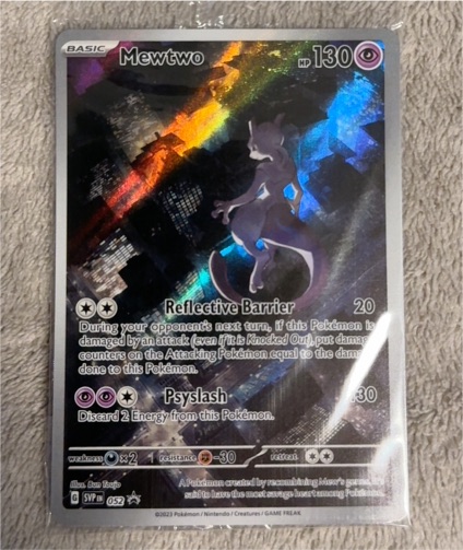 2023 Pokémon TCG Scarlet & Violet Black Star Promo #052 Mewtwo — front