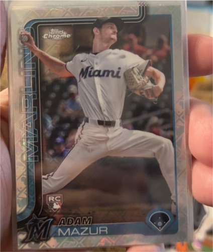 2025 Topps Chrome #157 Adam Mazur — front