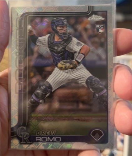 2025 Topps Chrome #124 Drew Romo — front