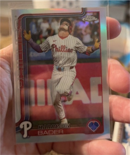 2025 Topps Chrome Update #USC32 Harrison Bader — front