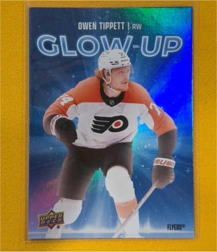 2025-26 Upper Deck Series 2 Glow-Up #GU-26 Owen Tippett — front