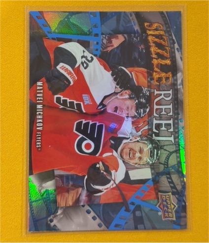 2025-26 Upper Deck #SR-60 Matvei Michkov Sizzle Reel Philadelphia Flyers — front