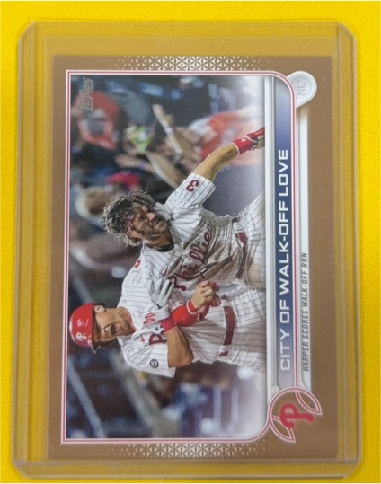 2022 Topps #321 City of Walk-Off Love Bryce Harper — front
