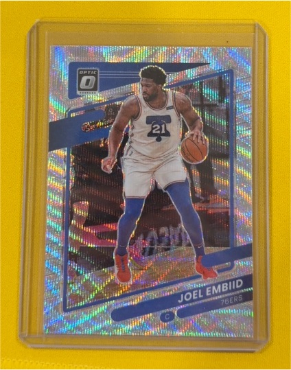 2021-22 Panini Donruss Optic #88 Joel Embiid — front