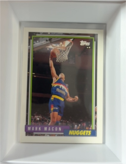 1992 Topps #154 Mark Macon Denver Nuggets — front