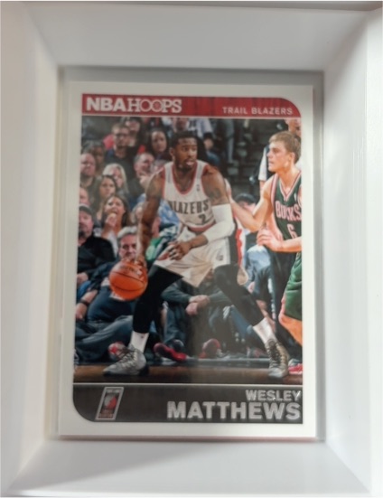 2014-15 Panini NBA Hoops #76 Wesley Matthews — front