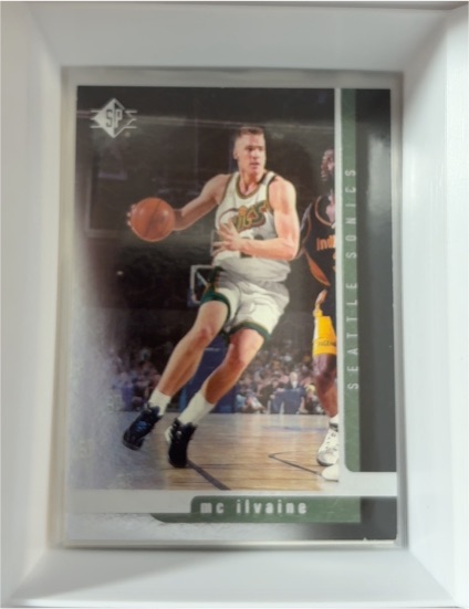 1996-97 SP #105 Jim McIlvaine Seattle SuperSonics — front