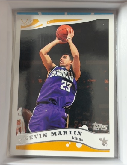 2005-06 Topps #163 Kevin Martin — front