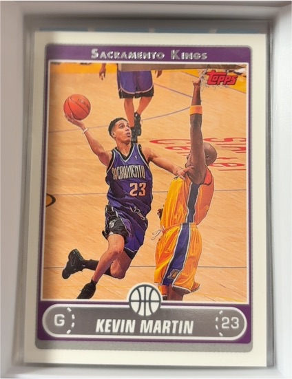2006-07 Topps #195 Kevin Martin — front