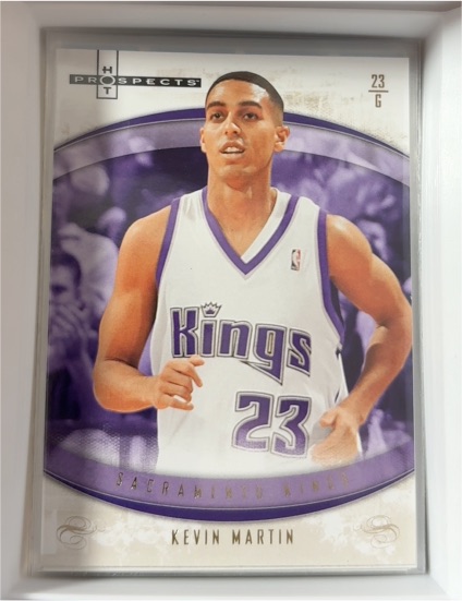 2007-08 Fleer Hot Prospects #25 Kevin Martin — front