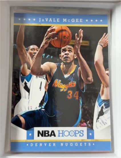 2012-13 Panini NBA Hoops #112 JaVale McGee — front