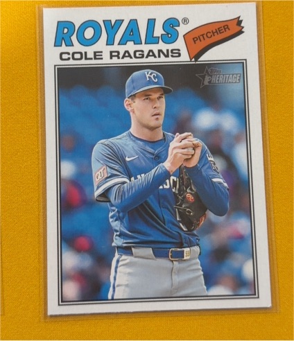 2026 Topps Heritage #113 Cole Ragans — front
