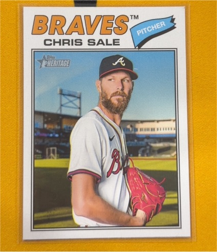 2026 Topps Heritage #278 Chris Sale — front
