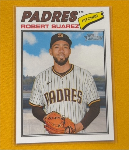 2026 Topps Heritage #174 Robert Suarez — front