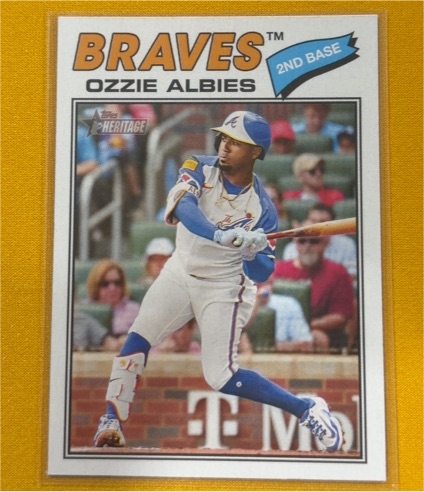 2026 Topps Heritage #264 Ozzie Albies — front