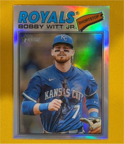 2026 Topps Heritage #160 Bobby Witt Jr. — front