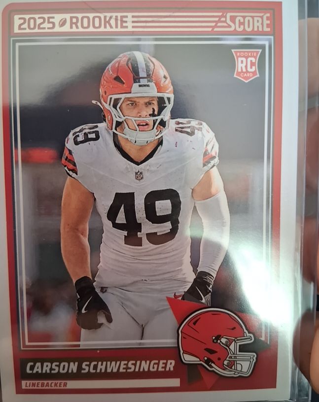 2025 Panini Score #102 Carson Schwesinger — front