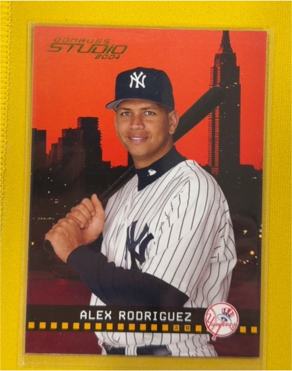 2004 Donruss Studio #129 Alex Rodriguez — front