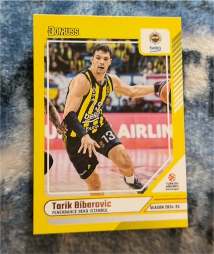 2024-25 Donruss EuroLeague #90 Tarik Biberovic — front