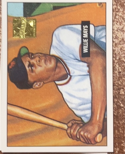 1996 Topps Willie Mays Commemorative Set #1 — front
