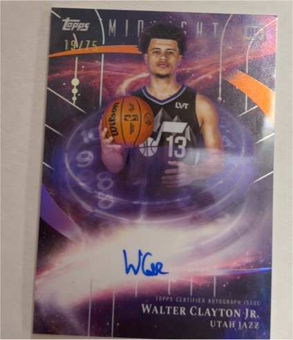2025-26 Topps Midnight #78 Walter Clayton Jr. — front