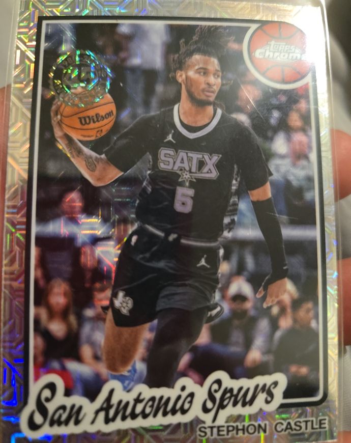 2025 Topps Chrome #TC-SC Stephon Castle — front
