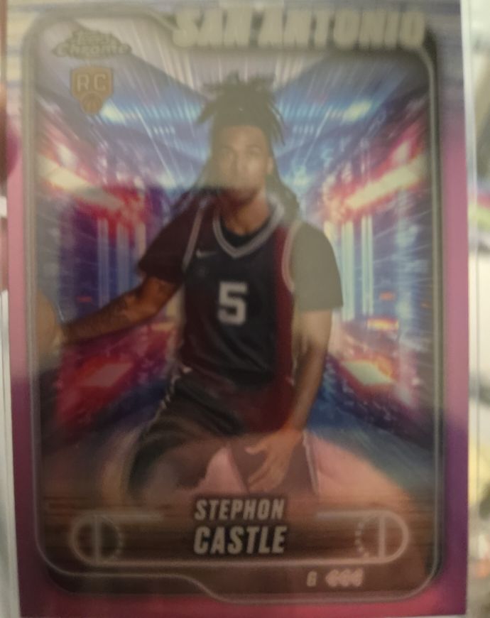2024-25 Topps Chrome #122 Stephon Castle — front