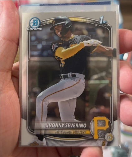 2025 Bowman Chrome #BCP-233 Jhonny Severino — front