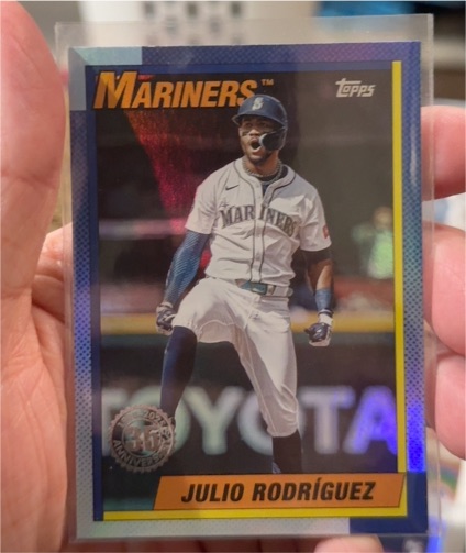 2025 Topps Update #U90-3 Julio Rodríguez — front